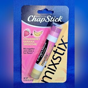 NEW Chapstick MixStix Strawberry Banana Smoothie Lip Balm HTF Dual Sided *SEALED